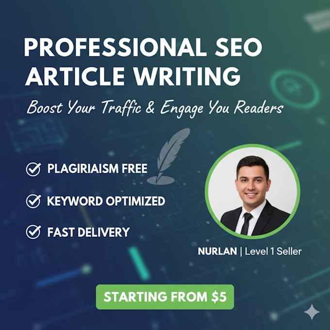 write professional SEO articles