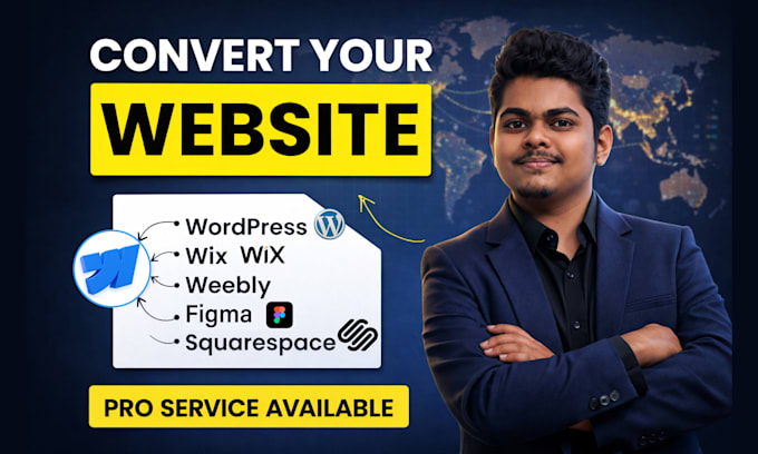 clone webflow site from figma, wordpress, wix or squarespace website