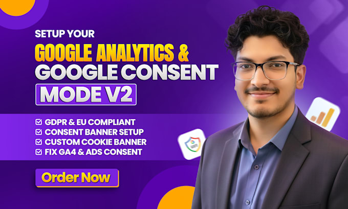 setup cookie consent v2, cookie consent banner, consent mode v2, gdpr, ga4, gtm