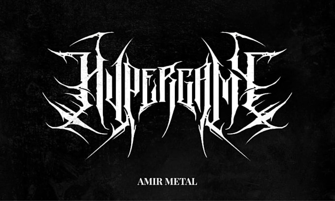 make your death metal, deathcore and black metal logo