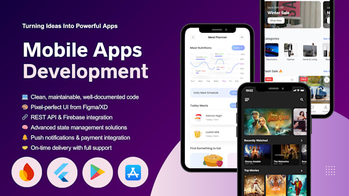 Bouw een cross platform flutter mobiele app voor android en ios