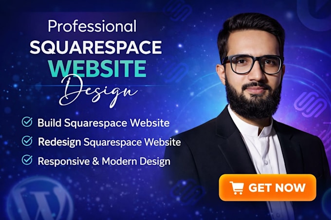 do modern squarespace website design or redesign, website development