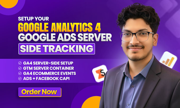 setup ga4 server side tracking, google analytics 4, ga4 ecommerce tracking, gtm