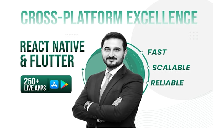develop a cross platform mvp mobile app using react native or flutter