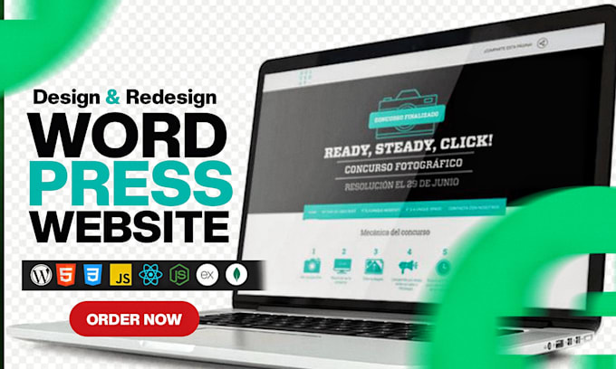 build website development, design or redesign, and build wordpress website