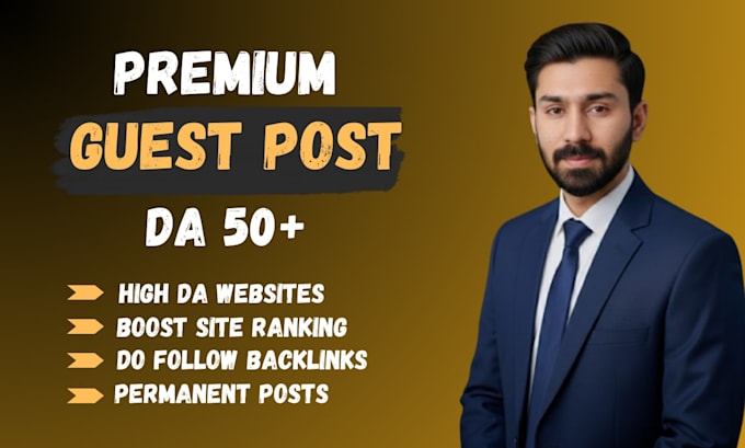 provide niche relevant guest post backlinks