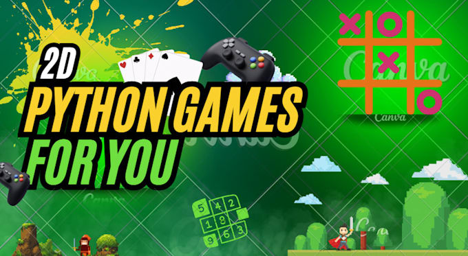 make 2d python games for you