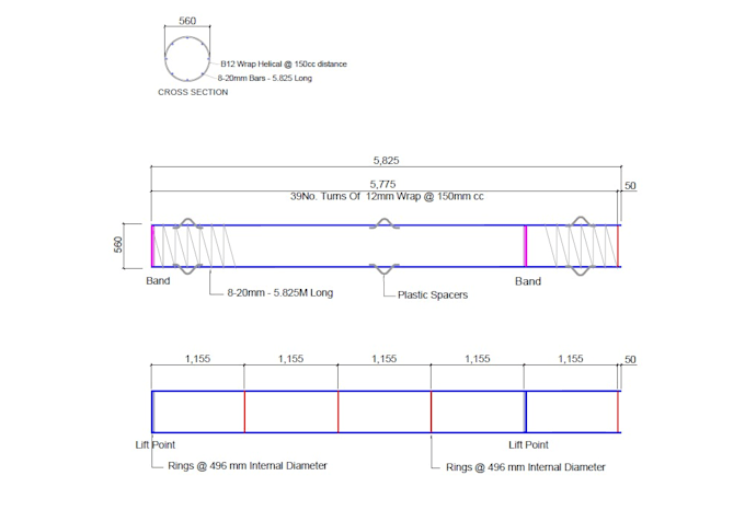 create reinforced concrete detailing