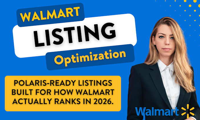 do walmart listing SEO optimization for max sales
