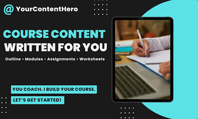 create your online course curriculum, modules, and lessons