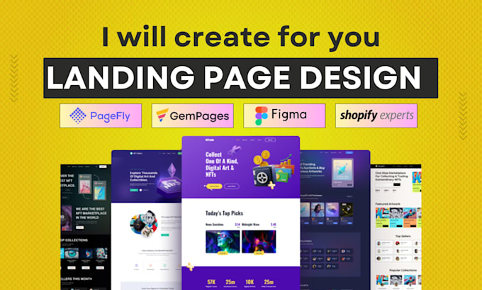build shopify one product store product landing page by pagefly,gempages,zipify