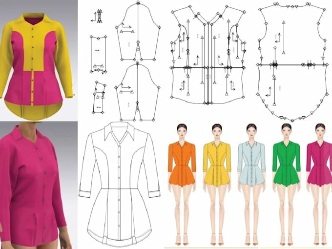 make factory ready clothing sewing patterns grading for apparel manufacturing