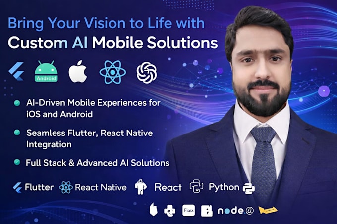 develop ai mobile app, ai integration ios app, android app, mobile app developer