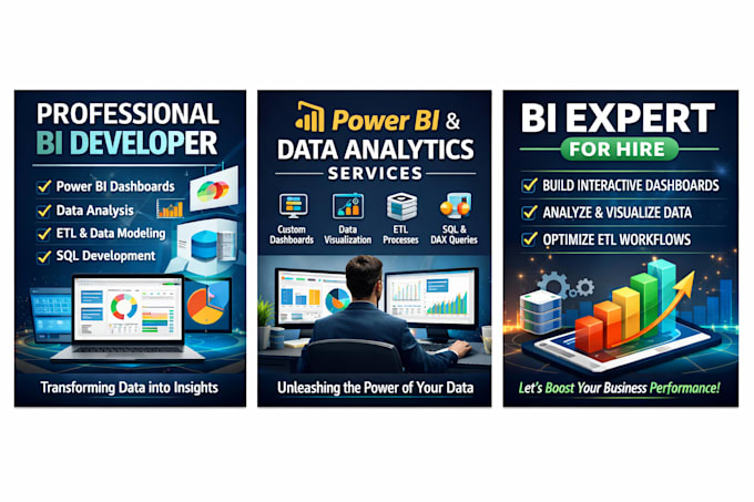 develop dashboards using power bi tableau