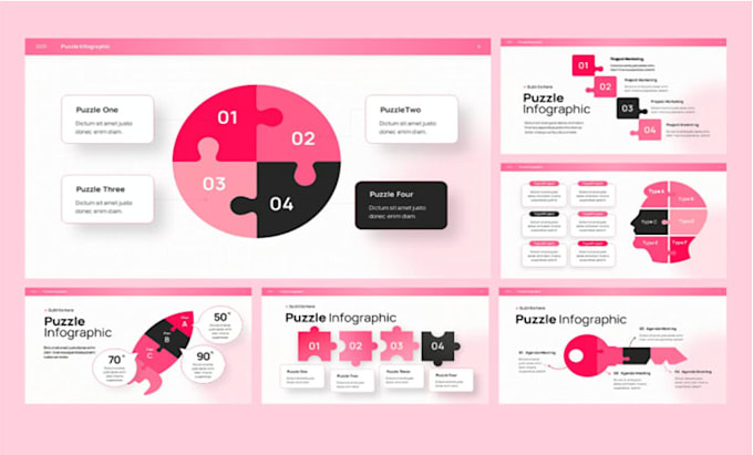 transform your data into professional infographic and presentation design slides