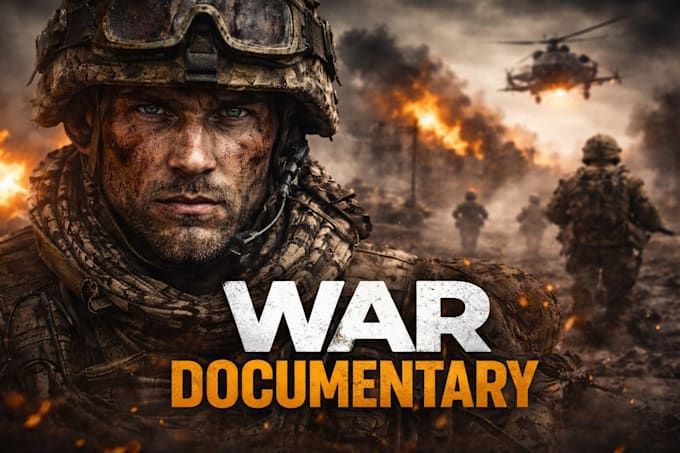 create epic  war documentary for your channel