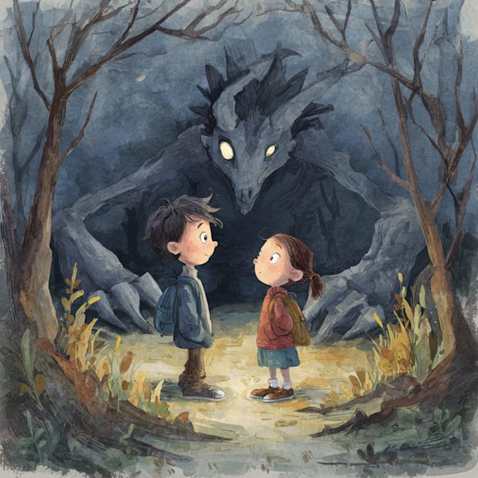 do a childrens book illustration