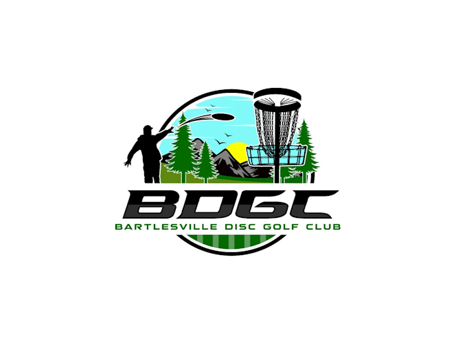 create high quality and beautiful disc golf logo design
