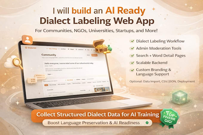 biuld ai dialect labeling web app