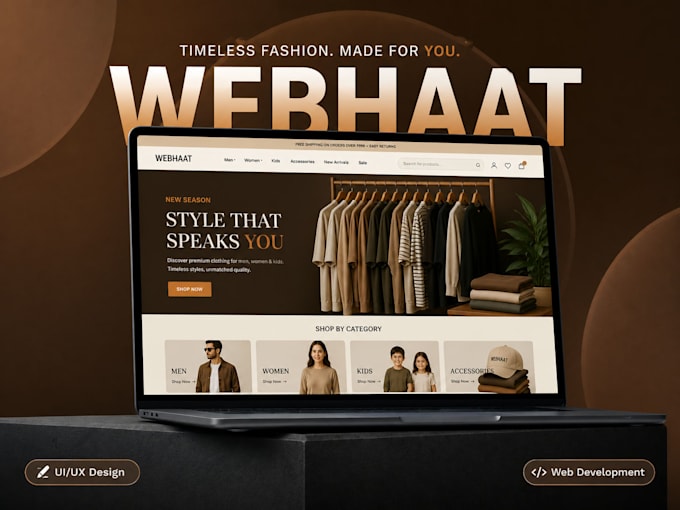 develop php laravel ecommerce website