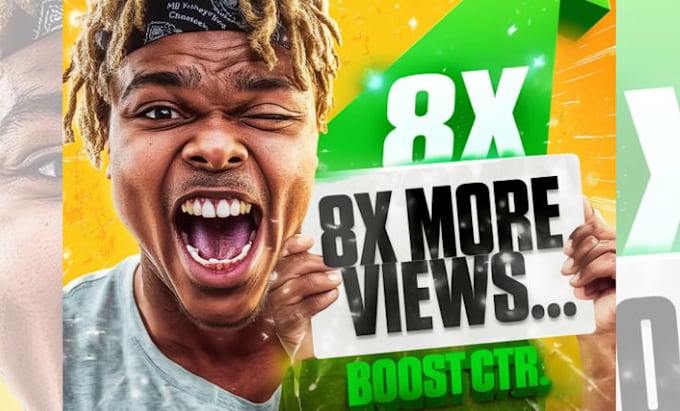 create an eye catching, clickbait worthy youtube thumbnail
