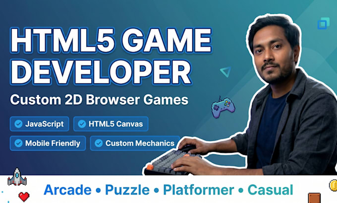 develop custom HTML5 2d browser game with javascript