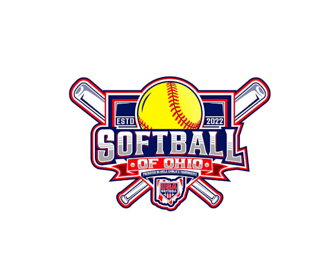 create awesome and gorgeous softball logo design