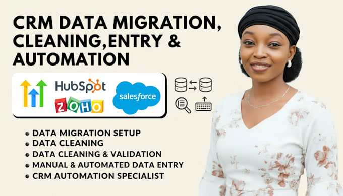 crm data migration data cleaning data entry, CRM automation for hubspot zoho ghl