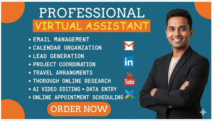 be personal creative executive administrative virtual assistant social media