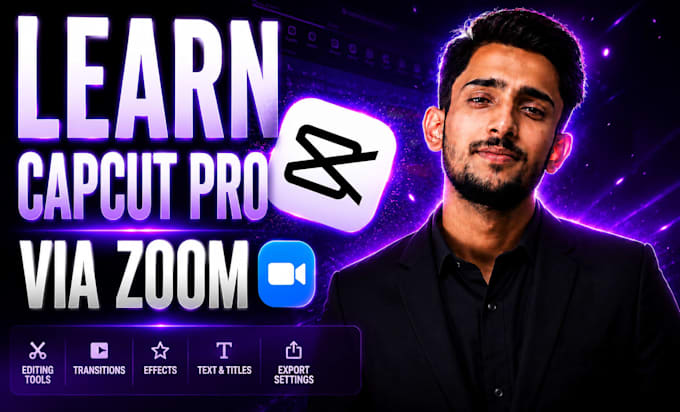 teach capcut pro video editing via zoom