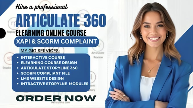 develop an articulate 360 and rise 360 interactive elearning course for your lms