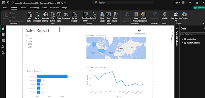 do data analysis in excel or power bi