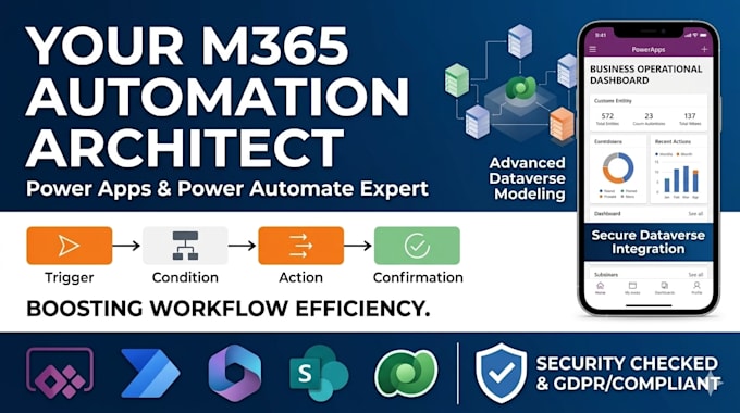 be your microsoft power automate and powerapps developer