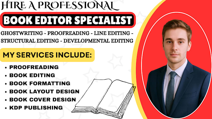 do book developmental edit, proofread, format fiction, memoir for amazon kdp