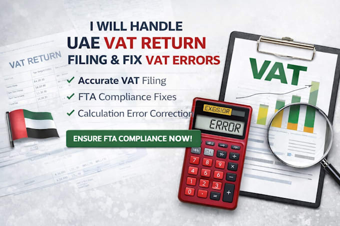 handle uae vat return filing fix vat calculation errors  ensure fta compliance