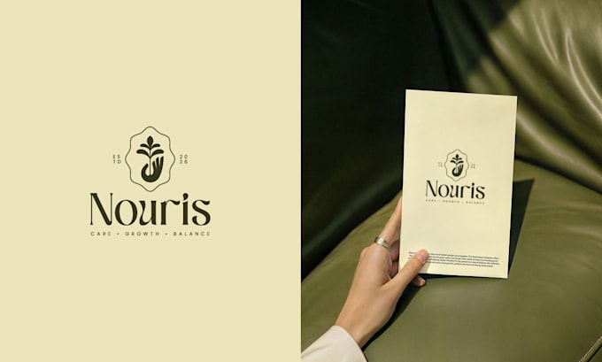 create a luxurious minimalist feminine logo design