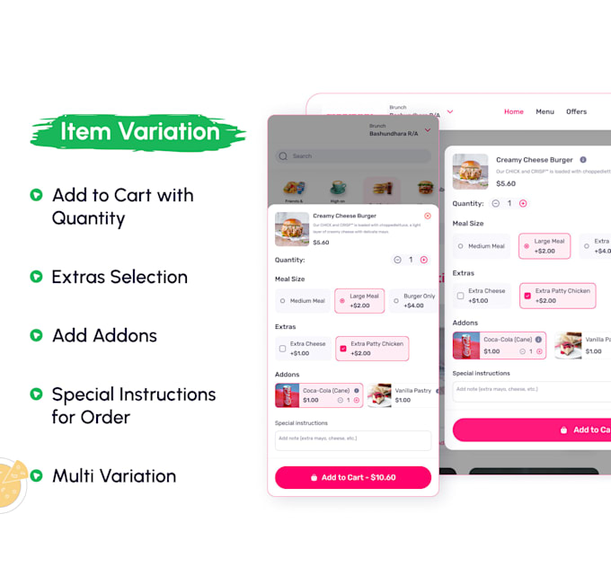 centralized food mgmt system with pos and ecommerce vue 3