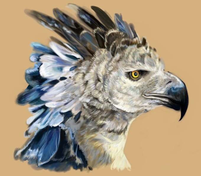 paint a realistic digital pet portrait or full body animal
