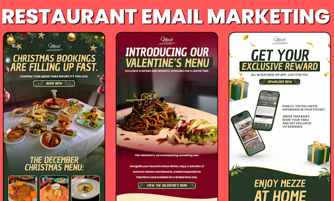 design restaurant email campaigns that increase bookings