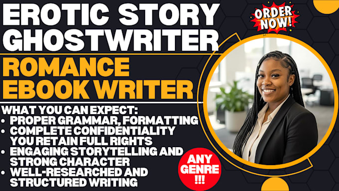 write erotic story erotica ghostwriter romance ebook