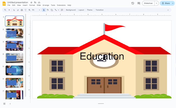 research any topic and create a google slide presentation