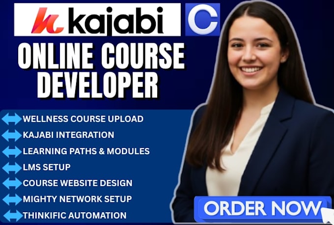 develop your wellness course on kajabi with learning path