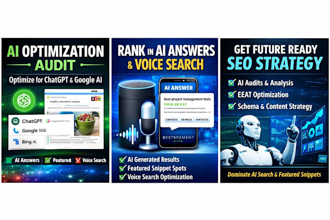 do aeo aio audit to optimize website for chatgpt, google sge