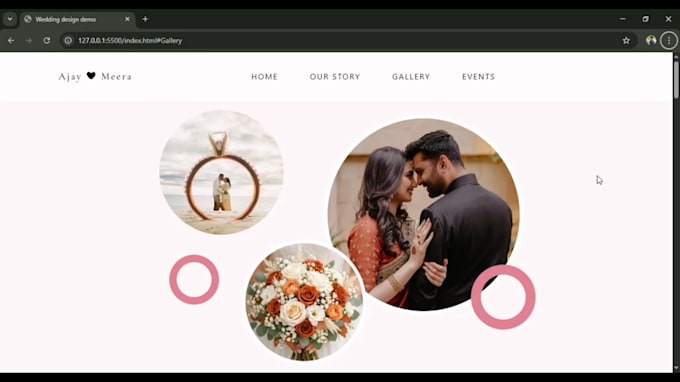create wedding websites for customers