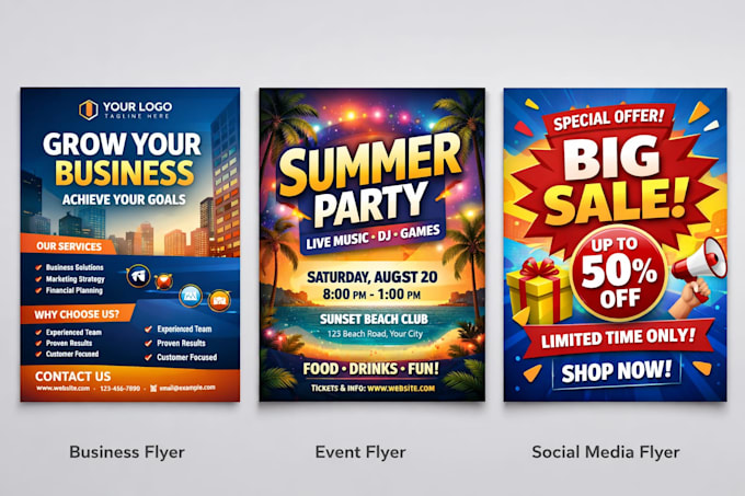 design a professional flyer