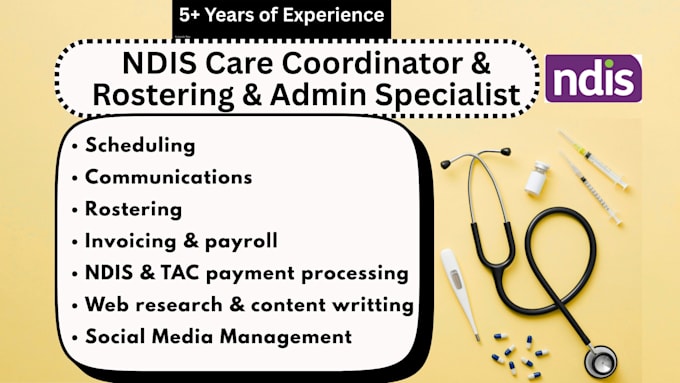 be an aus ndis and allied health receptionist or admin support specialist