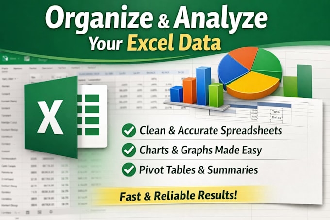 create excel reports, charts, and data summaries
