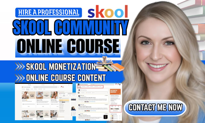 setup skool community online course content community management