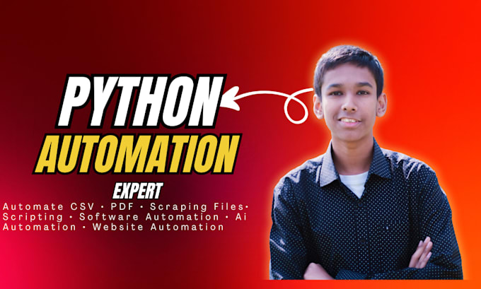 automate your tasks with custom python scripts CSV, PDF, scraping, files
