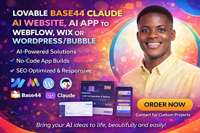 convert lovable, base44, replit, ai website, to webflow, wix, wordpress